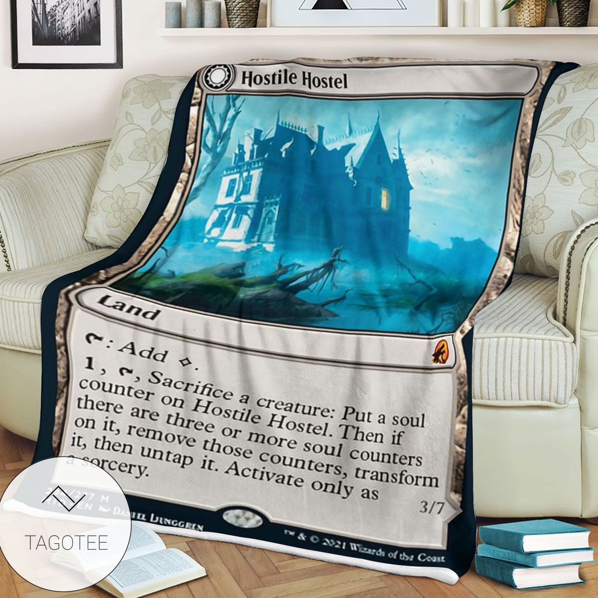 Mid 264 Hostile Hostel Mtg Game Magic The Gathering Blanket Mid 264 Hostile Hostel Mtg Game Magic The Gathering Blanket