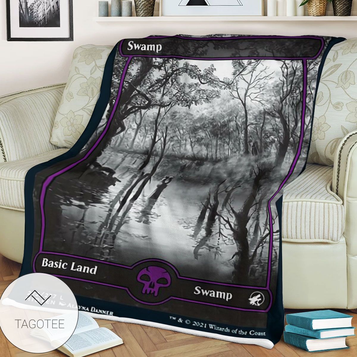 Mid 272 Swamp Mtg Game Magic The Gathering Blanket Mid 272 Swamp Mtg Game Magic The Gathering Blanket