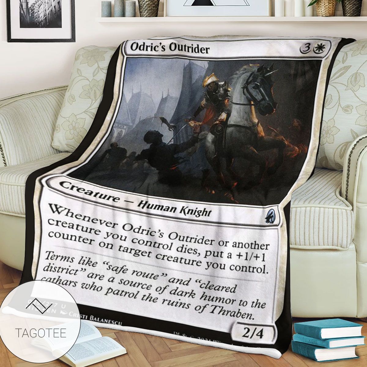 Mid 29 Odric S Outrider Mtg Game Magic The Gathering Blanket Mid 29 Odric S Outrider Mtg Game Magic The Gathering Blanket