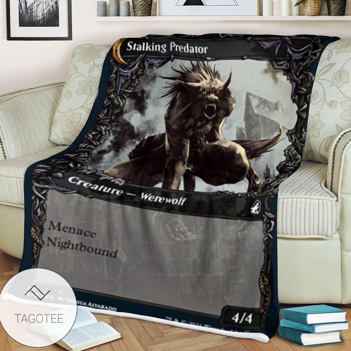 Mid 291 Stalking Predator Mtg Game Magic The Gathering Blanket Mid 291 Stalking Predator Mtg Game Magic The Gathering Blanket