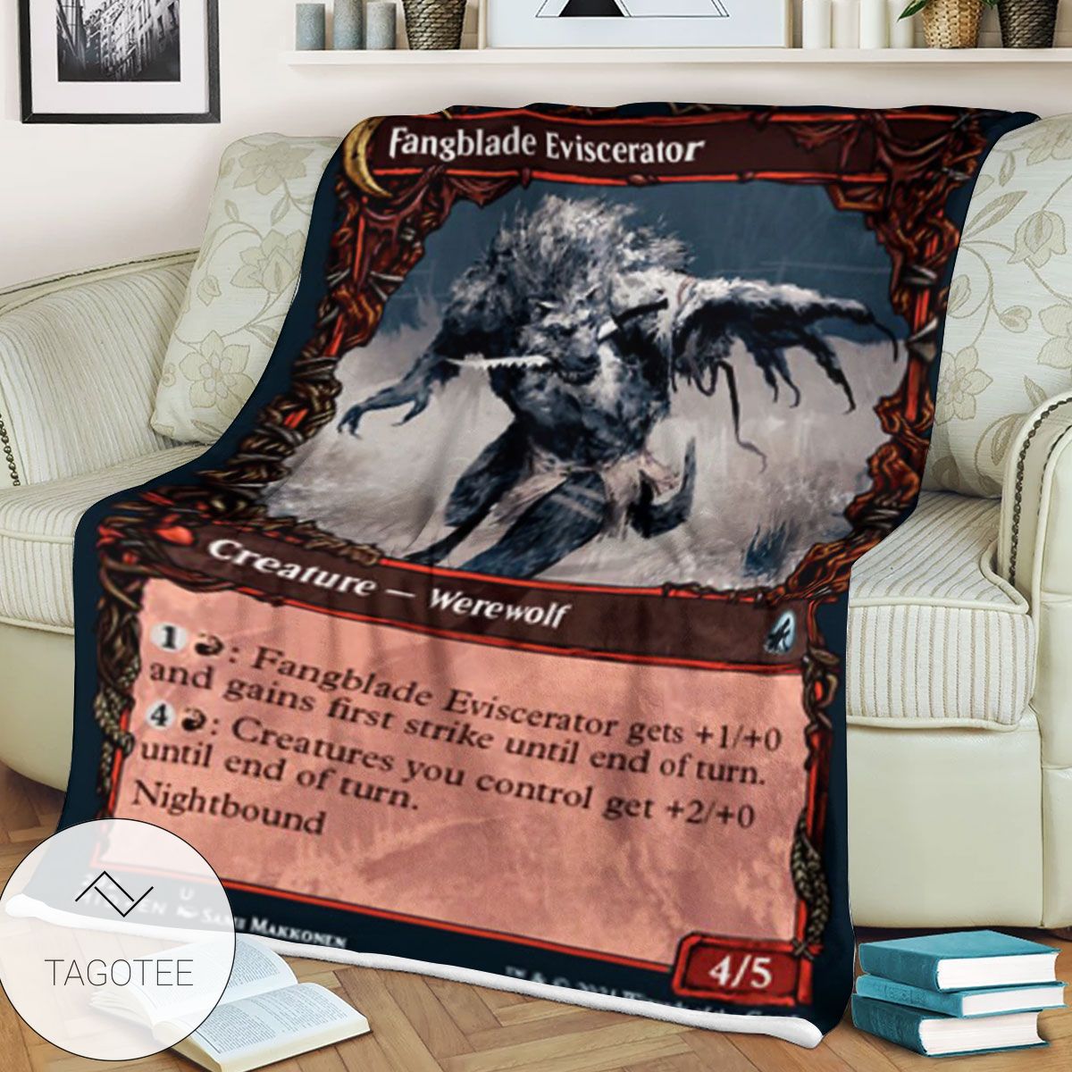 Mid 292 Fangblade Eviscerator Mtg Game Magic The Gathering Blanket Mid 292 Fangblade Eviscerator Mtg Game Magic The Gathering Blanket
