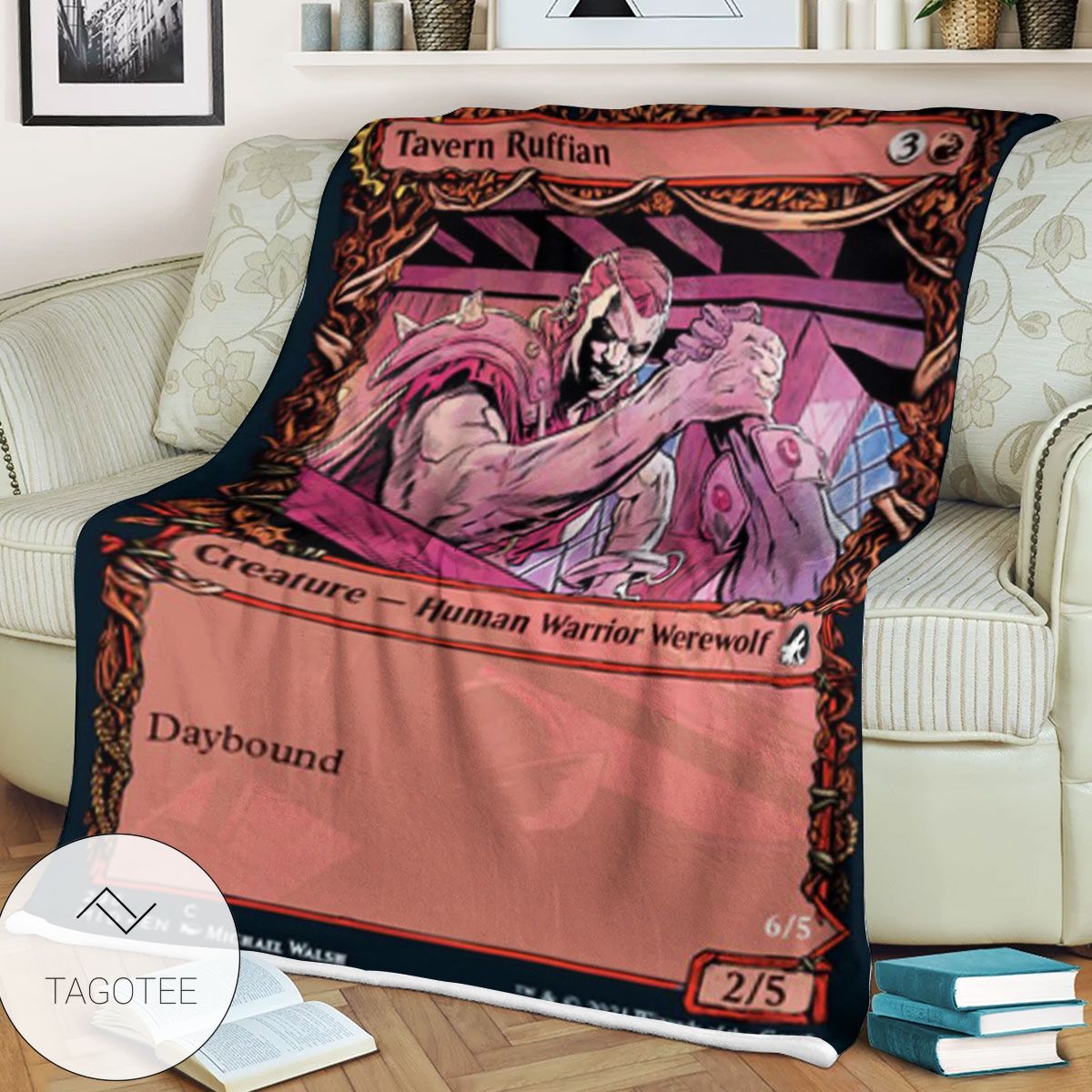Mid 296 Tavern Ruffian Mtg Game Magic The Gathering Blanket Mid 296 Tavern Ruffian Mtg Game Magic The Gathering Blanket
