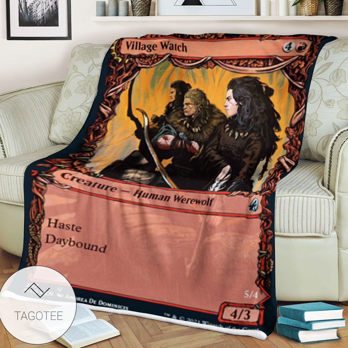 Mid 297 Village Watch Mtg Game Magic The Gathering Blanket Mid 297 Village Watch Mtg Game Magic The Gathering Blanket