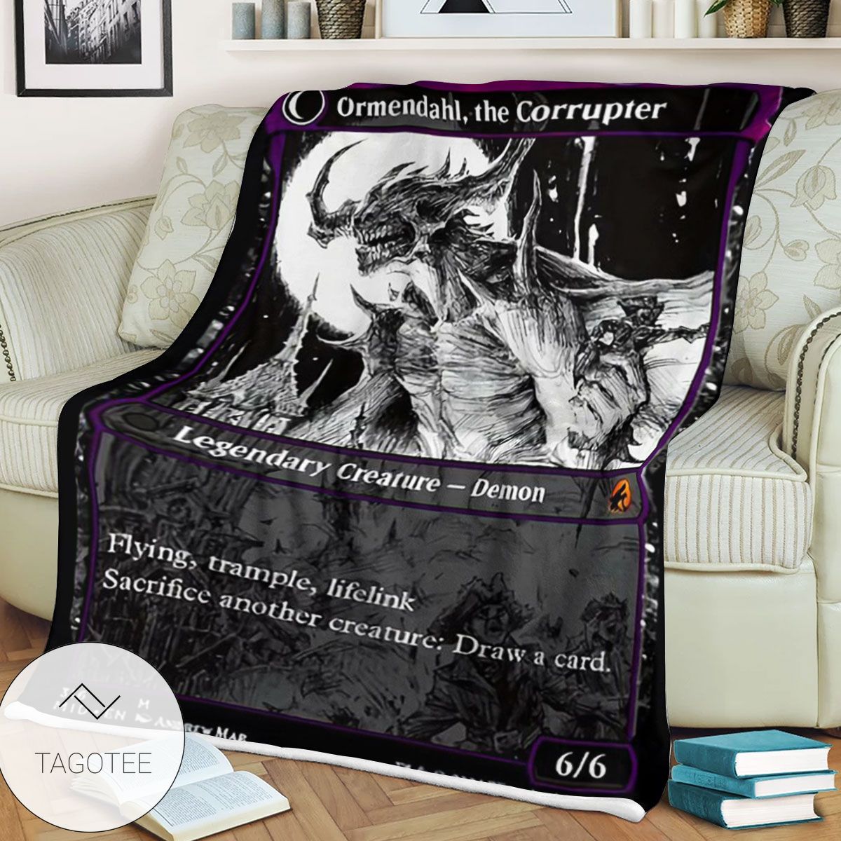 Mid 316 Ormendahl The Corrupter Mtg Game Magic The Gathering Blanket Mid 316 Ormendahl The Corrupter Mtg Game Magic The Gathering Blanket