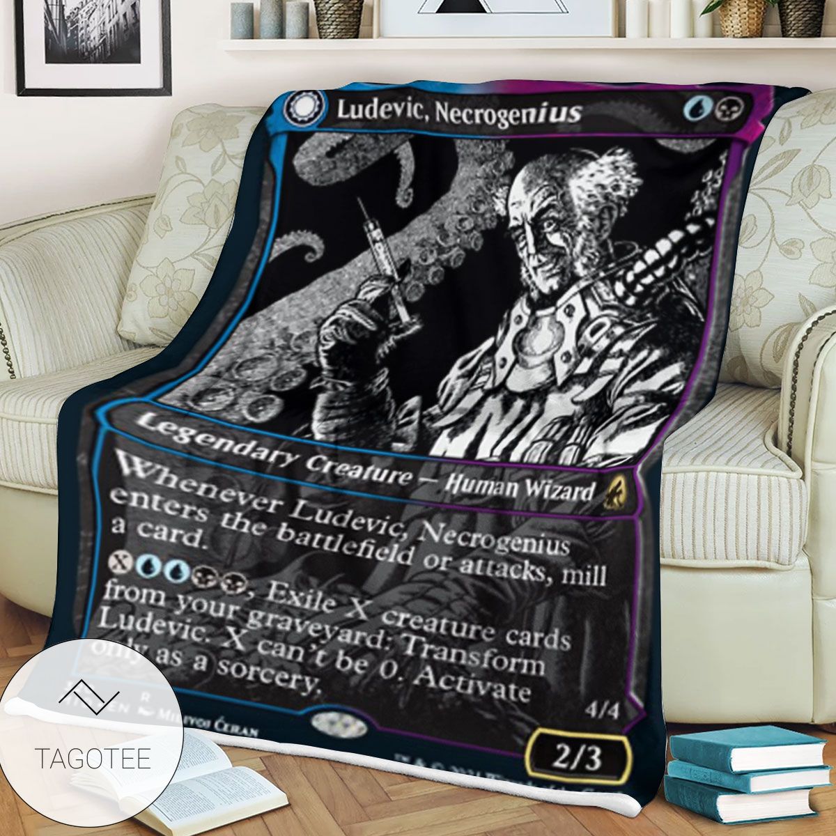 Mid 320 Ludevic Necrogenius Mtg Game Magic The Gathering Blanket Mid 320 Ludevic Necrogenius Mtg Game Magic The Gathering Blanket