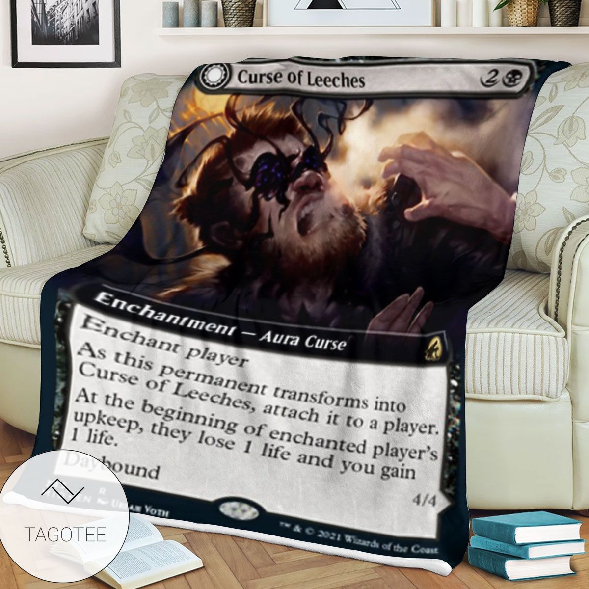 Mid 345 Curse Of Leeches Mtg Game Magic The Gathering Blanket Mid 345 Curse Of Leeches Mtg Game Magic The Gathering Blanket