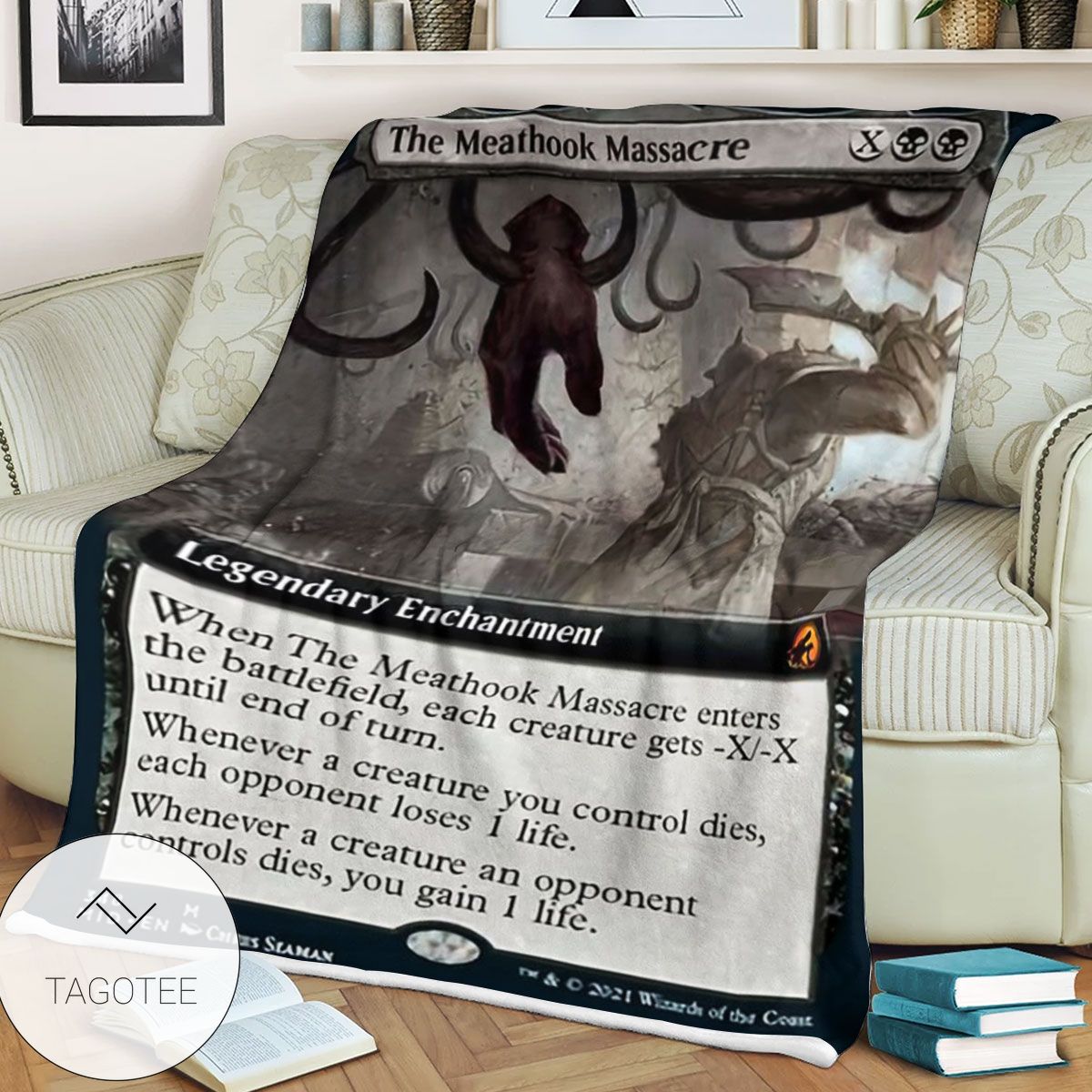 Mid 348 The Meathook Massacre Mtg Game Magic The Gathering Blanket Mid 348 The Meathook Massacre Mtg Game Magic The Gathering Blanket