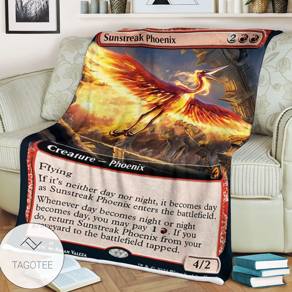 Mid 359 Sunstreak Phoenix Mtg Game Magic The Gathering Blanket Mid 359 Sunstreak Phoenix Mtg Game Magic The Gathering Blanket