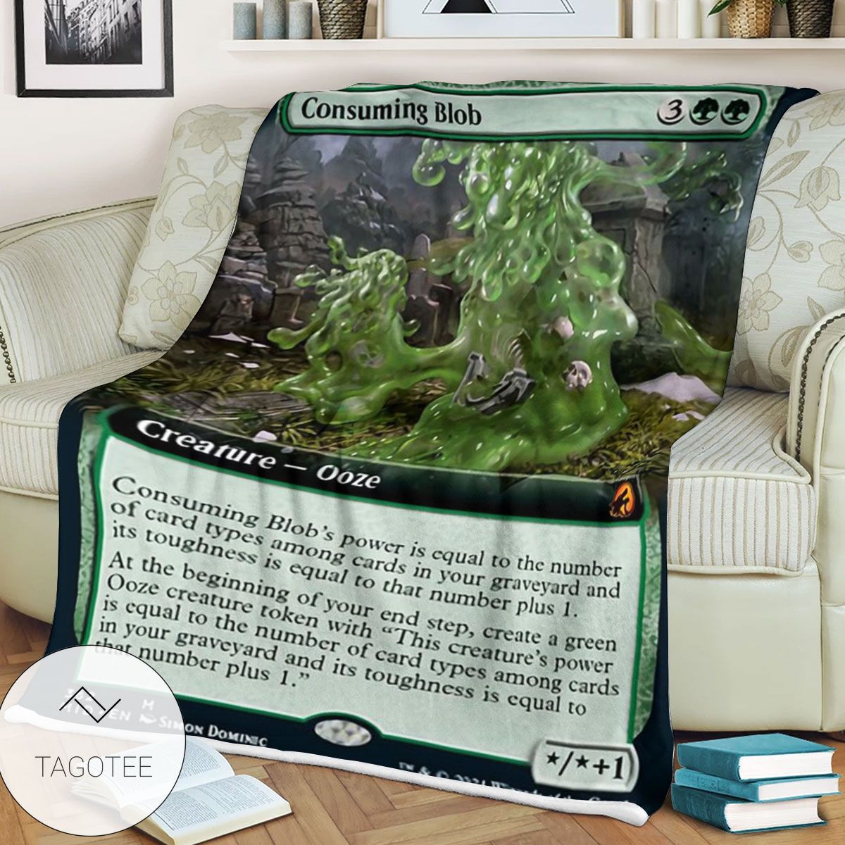 Mid 362 Consuming Blob Mtg Game Magic The Gathering Blanket Mid 362 Consuming Blob Mtg Game Magic The Gathering Blanket