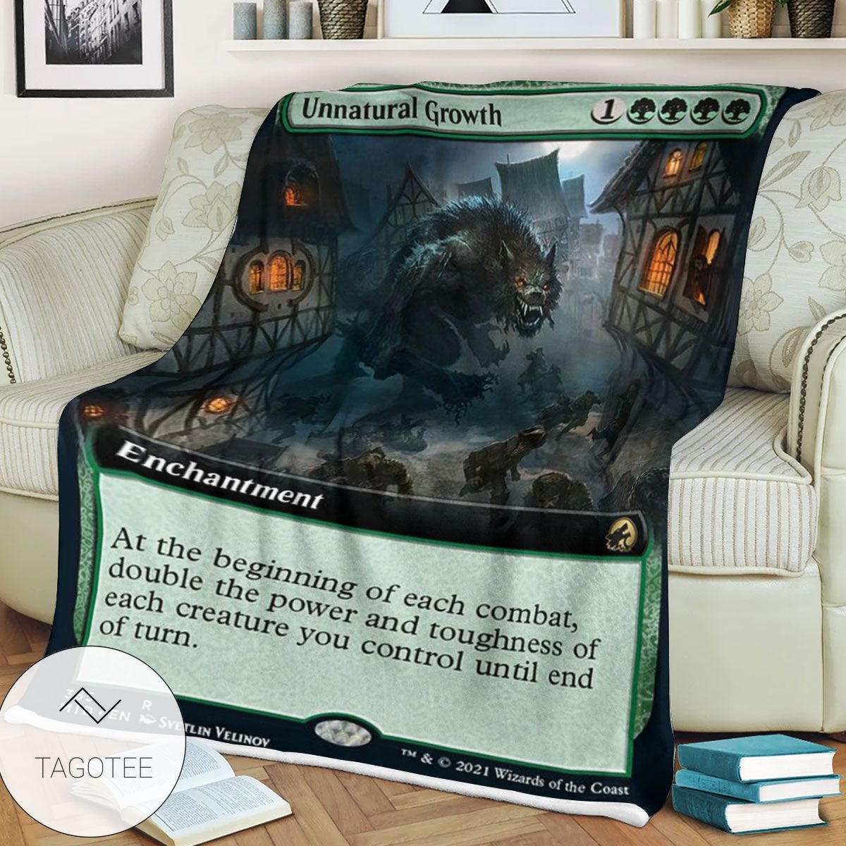Mid 365 Unnatural Growth Mtg Game Magic The Gathering Blanket Mid 365 Unnatural Growth Mtg Game Magic The Gathering Blanket