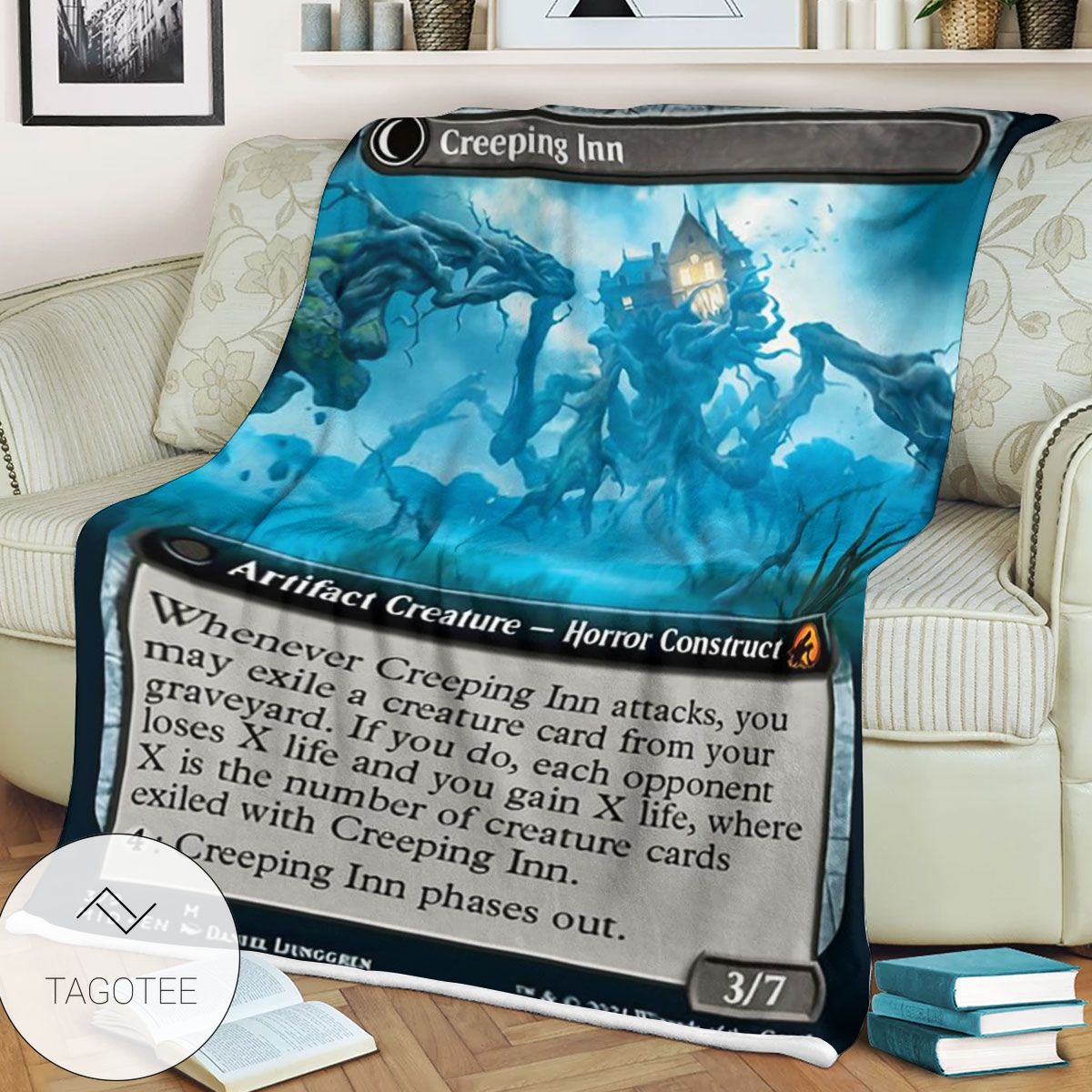 Mid 379 Creeping Inn Mtg Game Magic The Gathering Blanket Mid 379 Creeping Inn Mtg Game Magic The Gathering Blanket