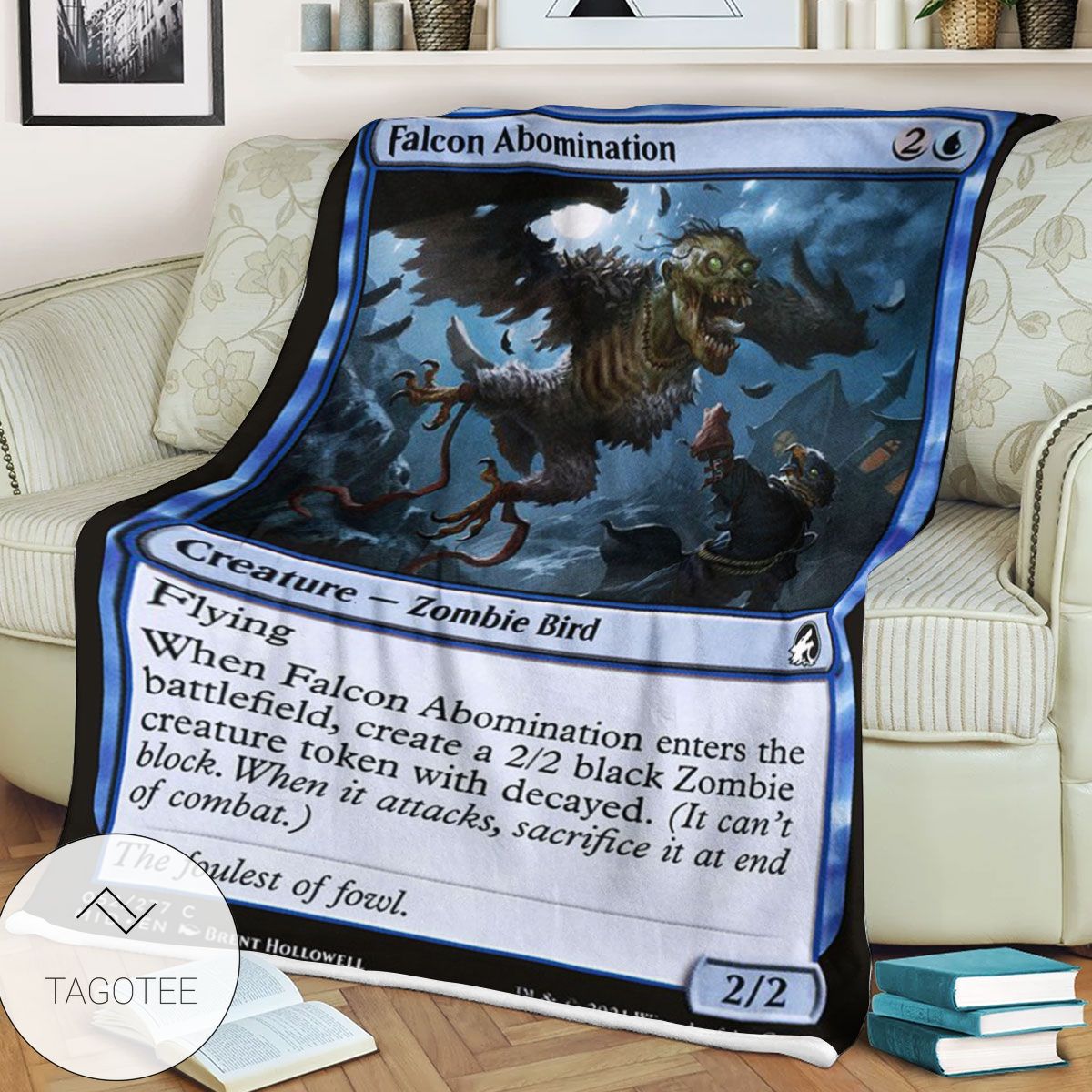 Mid 52 Falcon Abomination Mtg Game Magic The Gathering Blanket Mid 52 Falcon Abomination Mtg Game Magic The Gathering Blanket