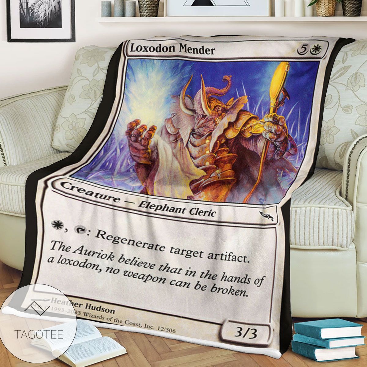 Mrd 12 Loxodon Mender Magic The Gathering Mtg Blanket Mrd 12 Loxodon Mender Magic The Gathering Mtg Blanket