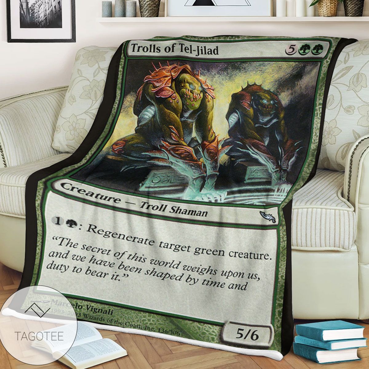 Mrd 136 Trolls Of Tel Jilad Magic The Gathering Mtg Blanket Mrd 136 Trolls Of Tel Jilad Magic The Gathering Mtg Blanket