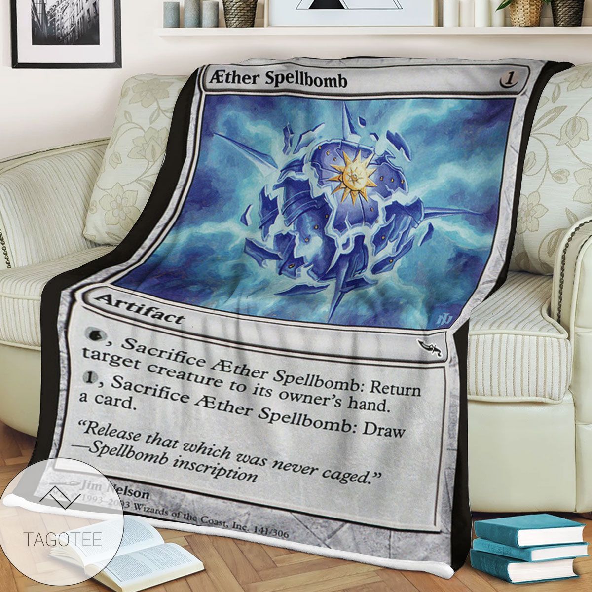 Mrd 141 Aether Spellbomb Magic The Gathering Mtg Blanket Mrd 141 Aether Spellbomb Magic The Gathering Mtg Blanket
