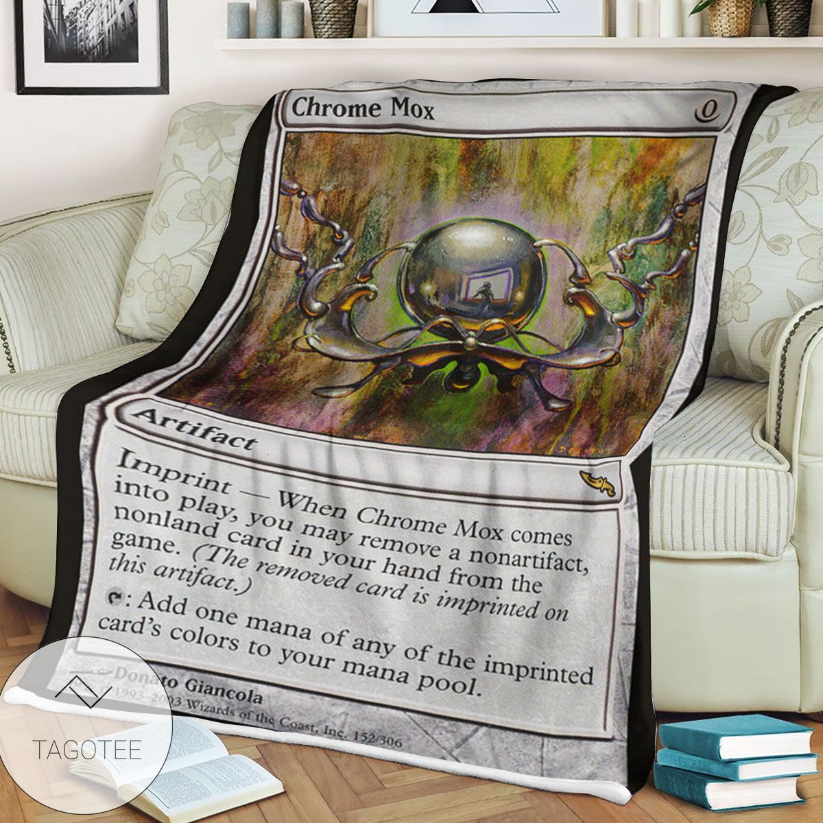 Mrd 152 Chrome Mox Magic The Gathering Mtg Blanket Mrd 152 Chrome Mox Magic The Gathering Mtg Blanket