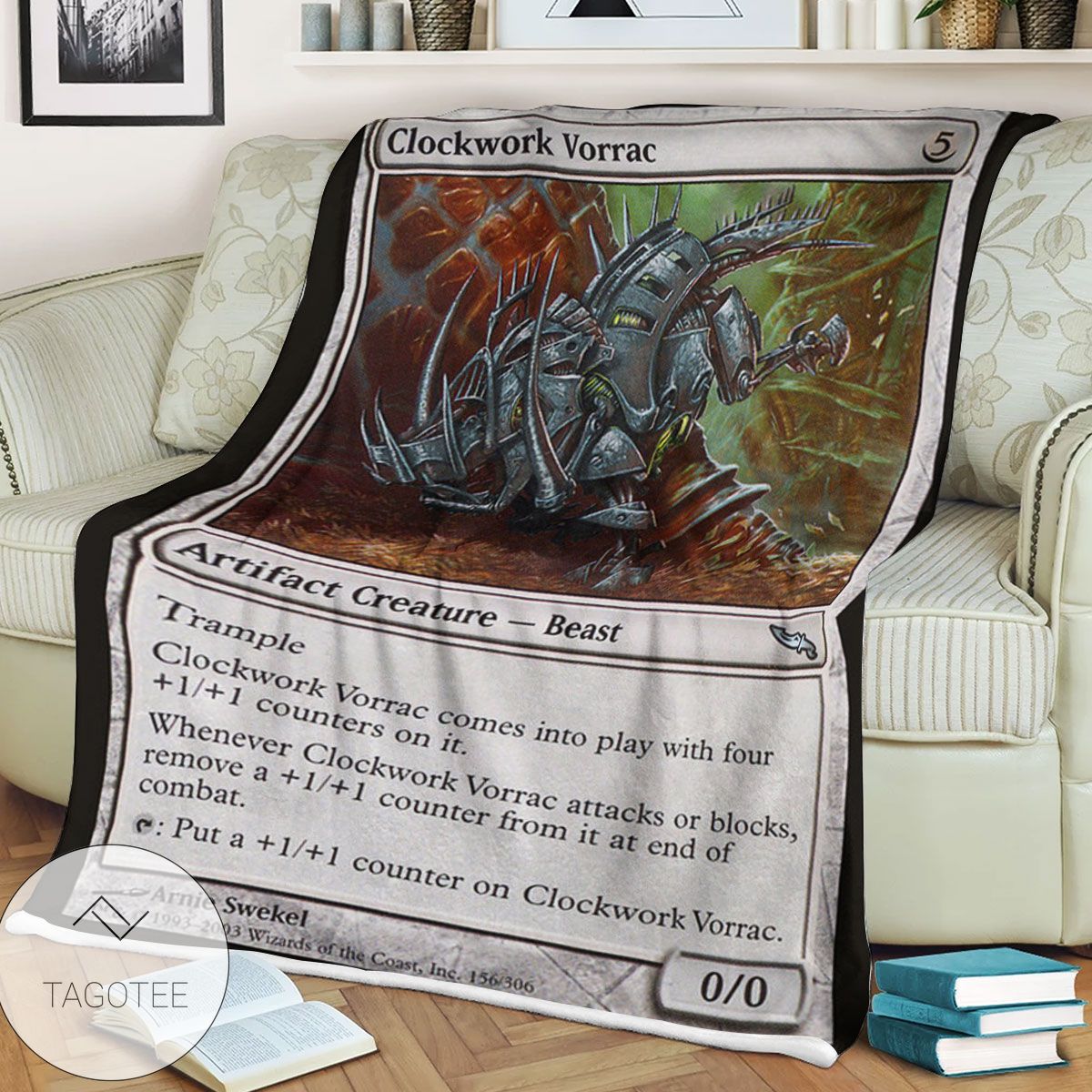 Mrd 156 Clockwork Vorrac Magic The Gathering Mtg Blanket Mrd 156 Clockwork Vorrac Magic The Gathering Mtg Blanket