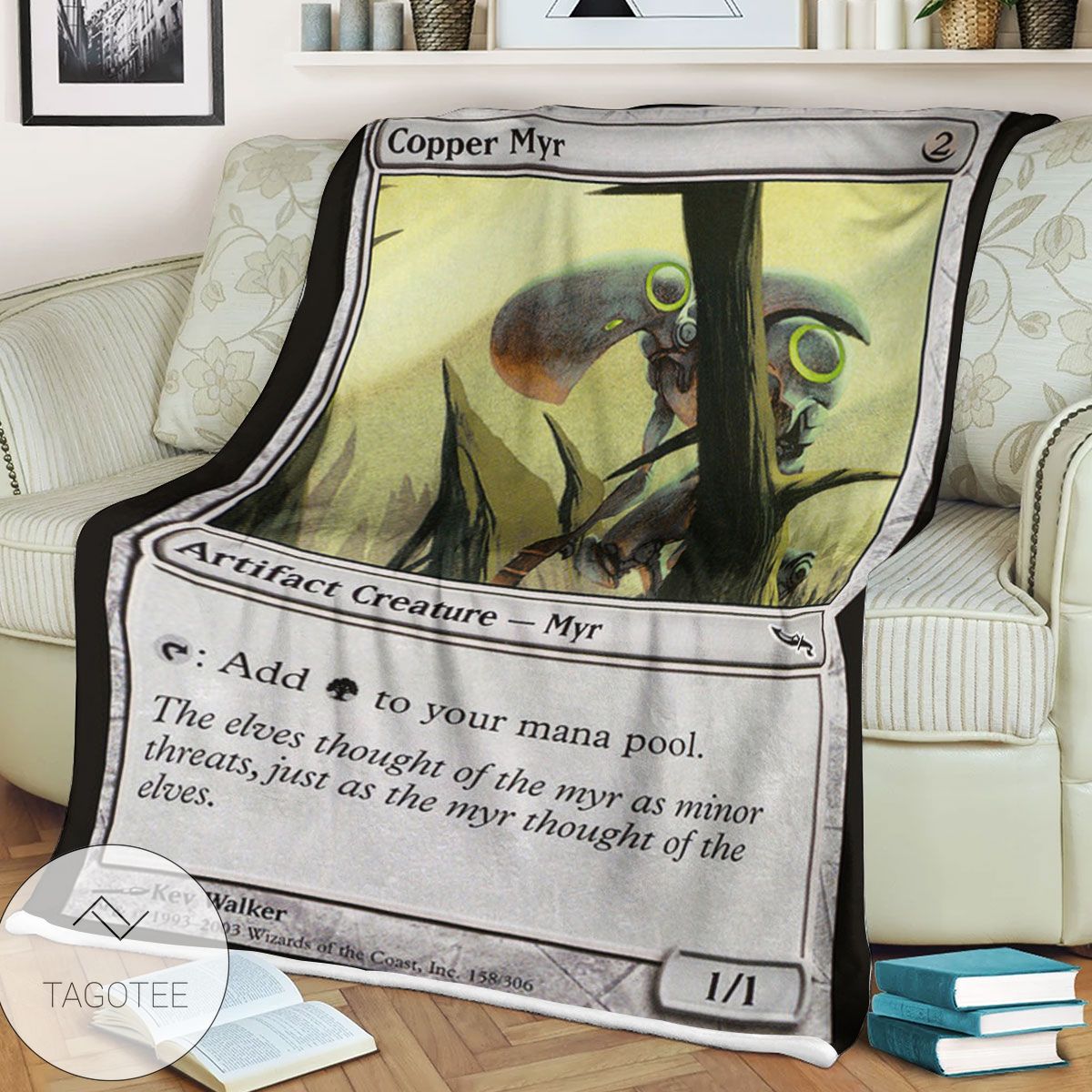 Mrd 158 Copper Myr Magic The Gathering Mtg Blanket Mrd 158 Copper Myr Magic The Gathering Mtg Blanket