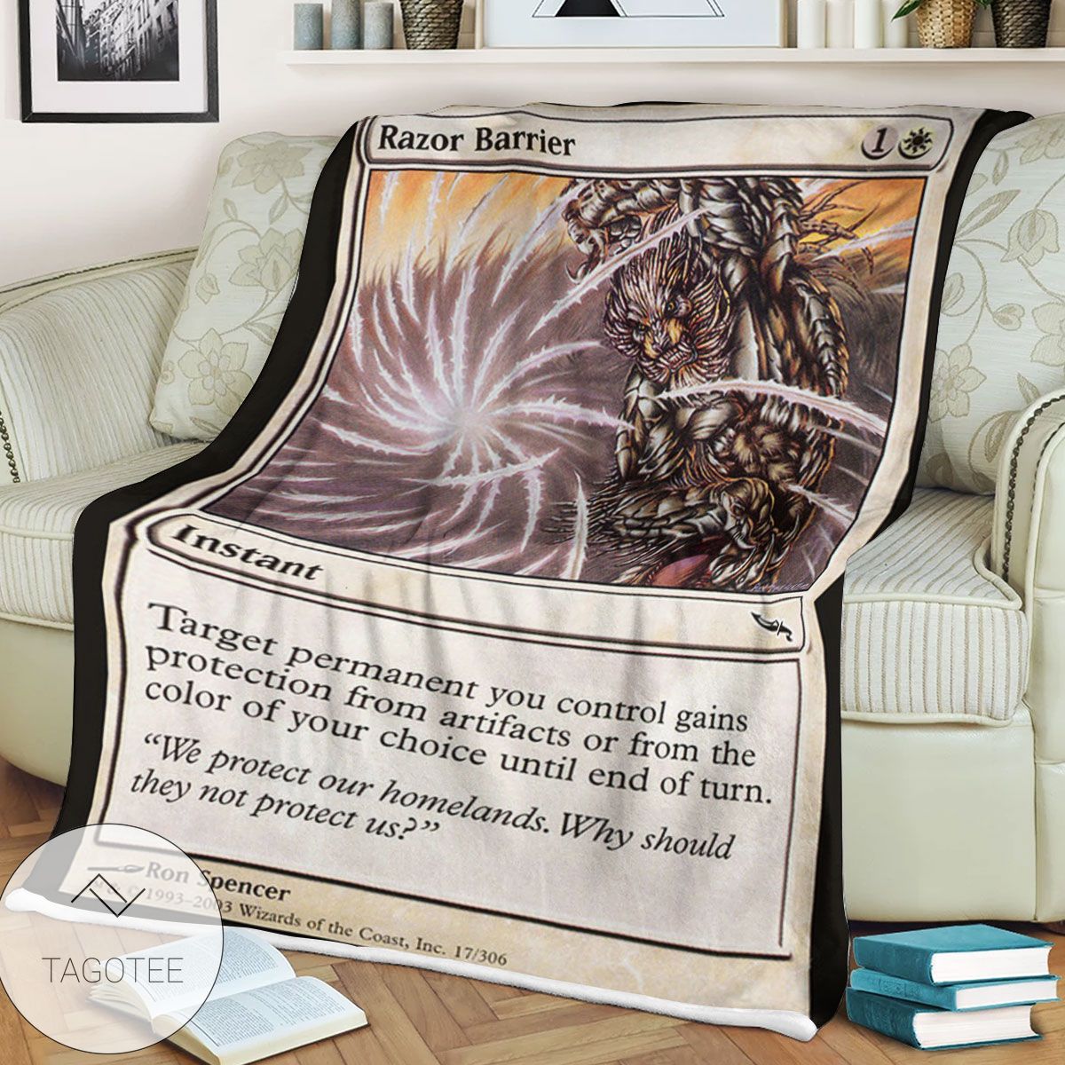 Mrd 17 Razor Barrier Magic The Gathering Mtg Blanket Mrd 17 Razor Barrier Magic The Gathering Mtg Blanket