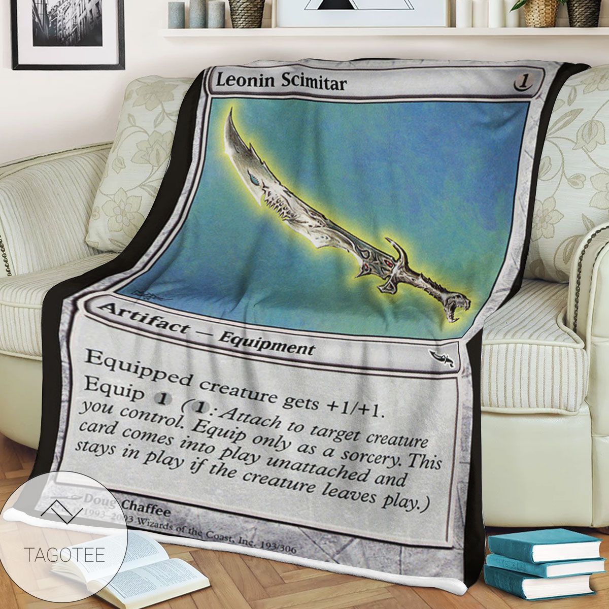 Mrd 193 Leonin Scimitar Magic The Gathering Mtg Blanket Mrd 193 Leonin Scimitar Magic The Gathering Mtg Blanket
