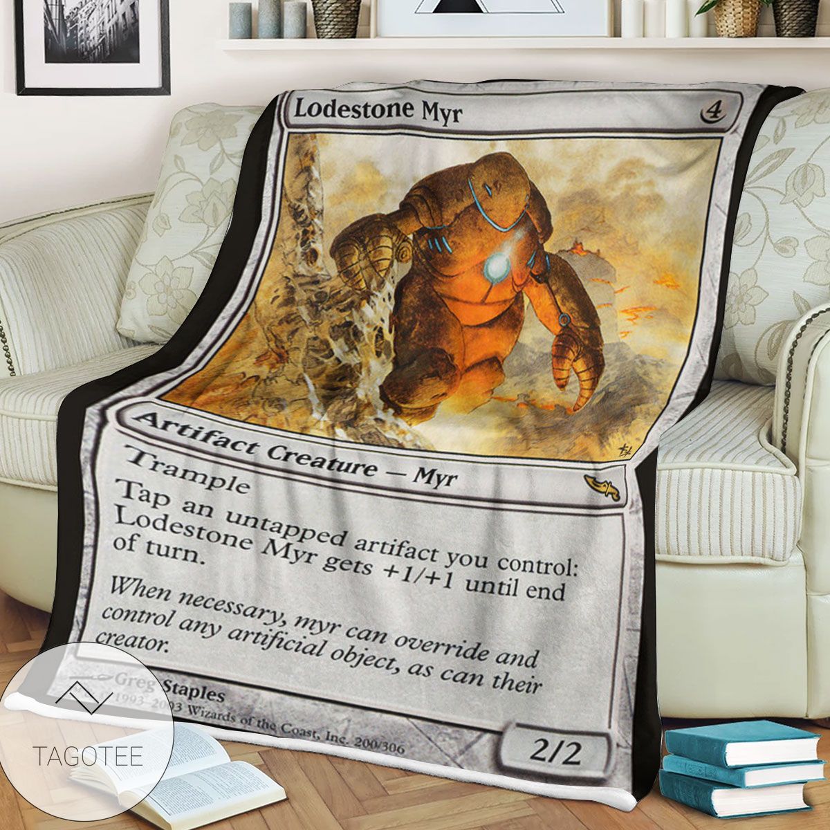 Mrd 200 Lodestone Myr Magic The Gathering Mtg Blanket Mrd 200 Lodestone Myr Magic The Gathering Mtg Blanket