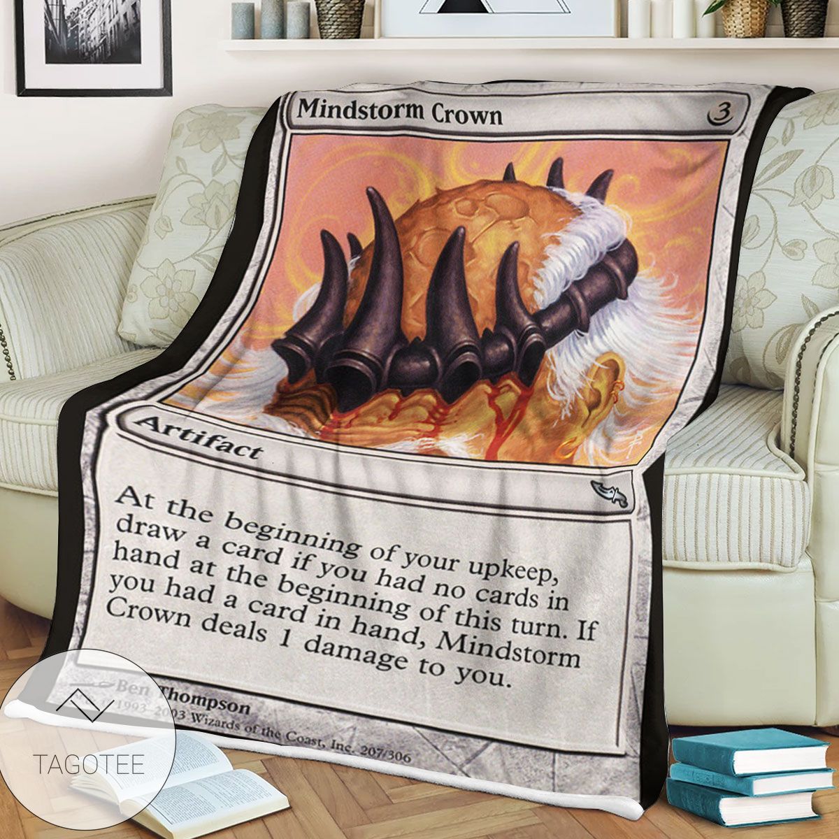 Mrd 207 Mindstorm Crown Magic The Gathering Mtg Blanket Mrd 207 Mindstorm Crown Magic The Gathering Mtg Blanket