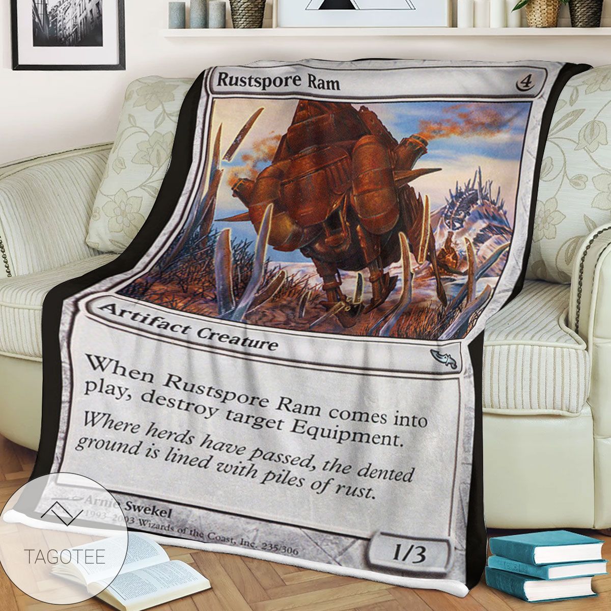 Mrd 235 Rustspore Ram Magic The Gathering Mtg Blanket Mrd 235 Rustspore Ram Magic The Gathering Mtg Blanket