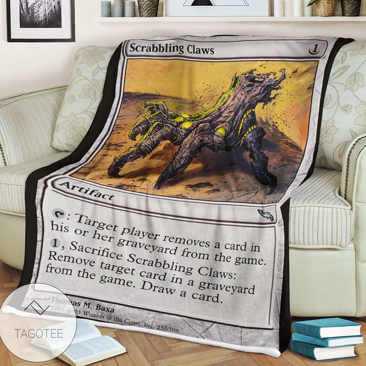 Mrd 237 Scrabbling Claws Magic The Gathering Mtg Blanket Mrd 237 Scrabbling Claws Magic The Gathering Mtg Blanket