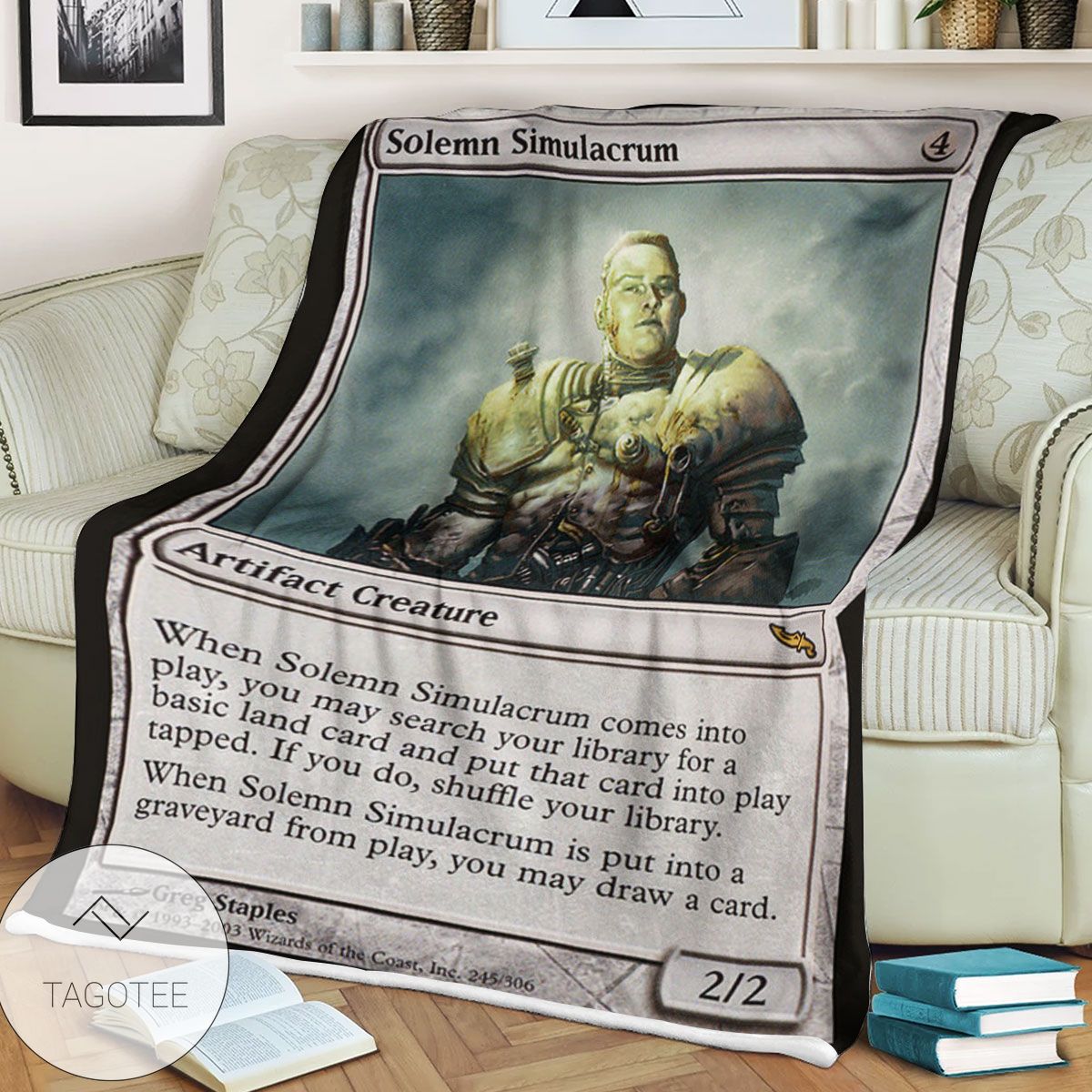 Mrd 245 Solemn Simulacrum Magic The Gathering Mtg Blanket Mrd 245 Solemn Simulacrum Magic The Gathering Mtg Blanket