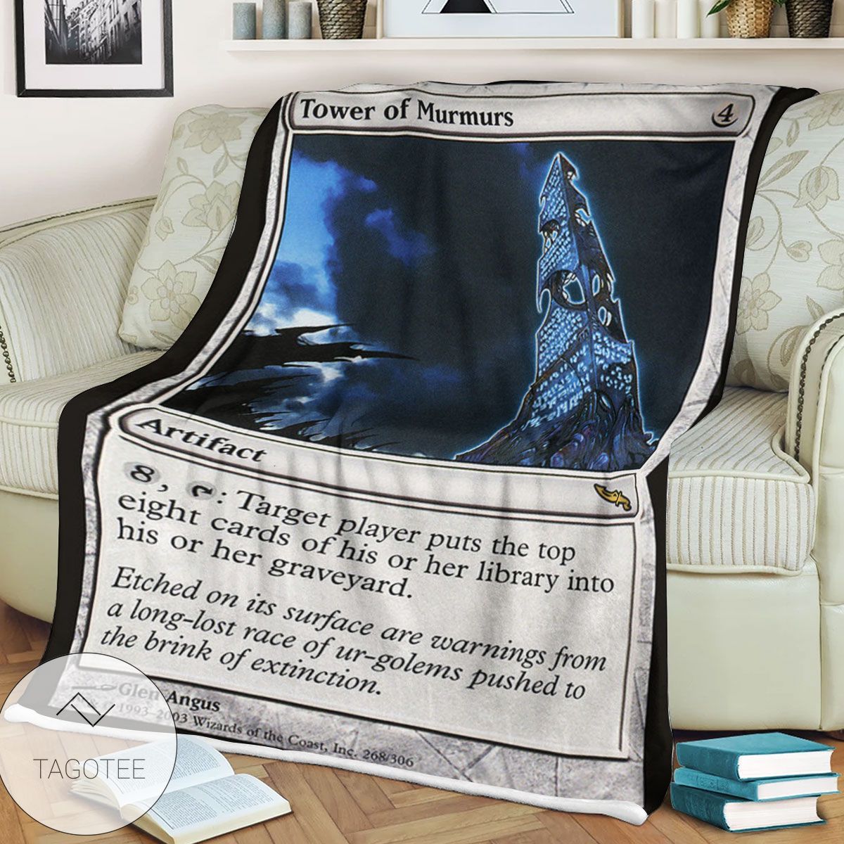 Mrd 268 Tower Of Murmurs Magic The Gathering Mtg Blanket Mrd 268 Tower Of Murmurs Magic The Gathering Mtg Blanket