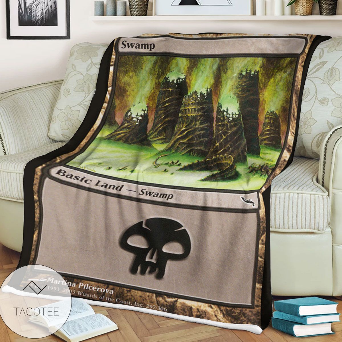 Mrd 297 Swamp Magic The Gathering Mtg Blanket Mrd 297 Swamp Magic The Gathering Mtg Blanket