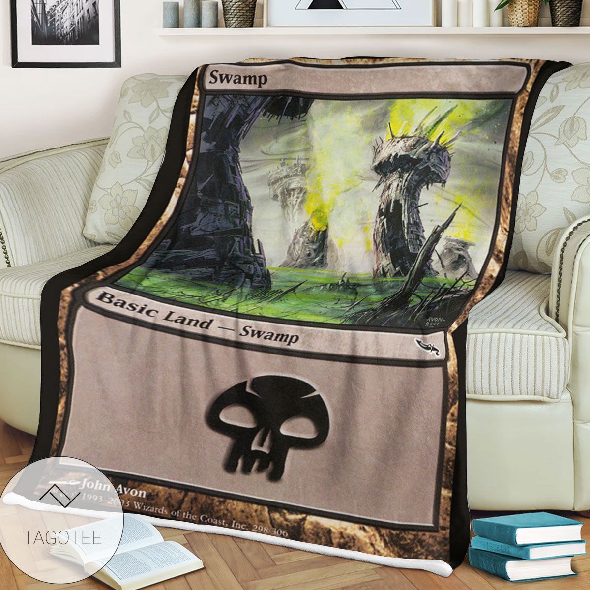Mrd 298 Swamp Magic The Gathering Mtg Blanket Mrd 298 Swamp Magic The Gathering Mtg Blanket