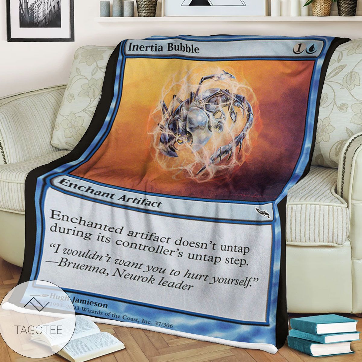 Mrd 37 Inertia Bubble Magic The Gathering Mtg Blanket Mrd 37 Inertia Bubble Magic The Gathering Mtg Blanket