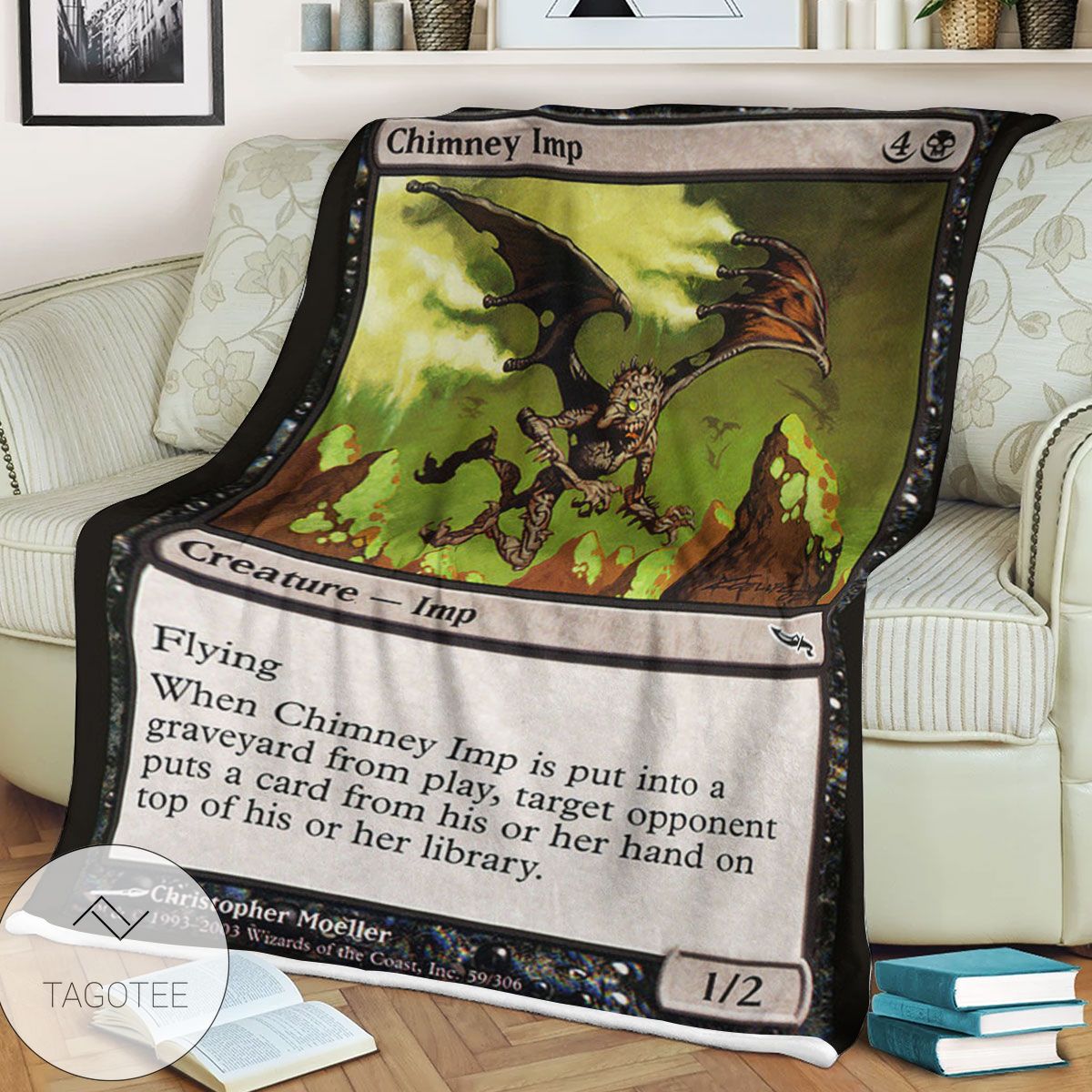 Mrd 59 Chimney Imp Magic The Gathering Mtg Blanket Mrd 59 Chimney Imp Magic The Gathering Mtg Blanket