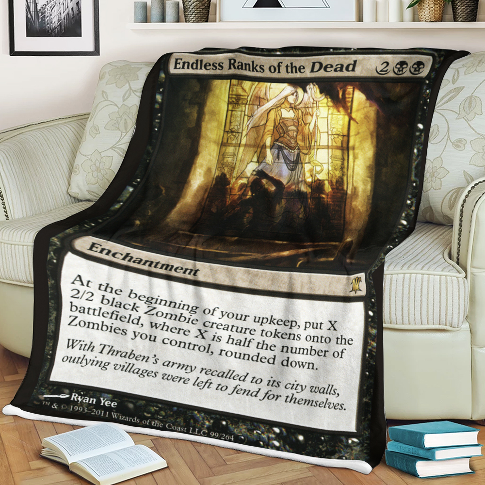 Mtg Endless Ranks Of The Dead Sherpa Blanket Mtg Endless Ranks Of The Dead Sherpa Blanket