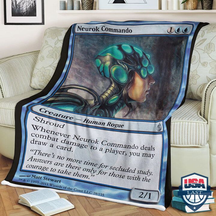 Mtg Game Mbs 28 Neurok Commando Fleece Blanket Mtg Game Mbs 28 Neurok Commando Fleece Blanket
