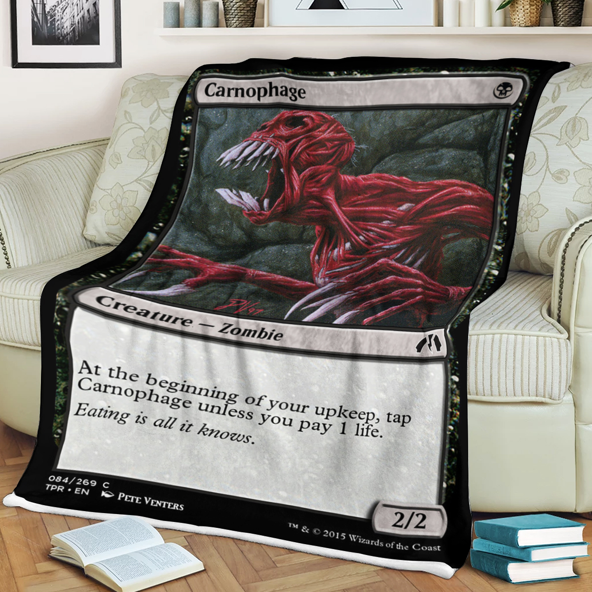 Mtg Magic The Gathering Carnophage Blanket Mtg Magic The Gathering Carnophage Blanket