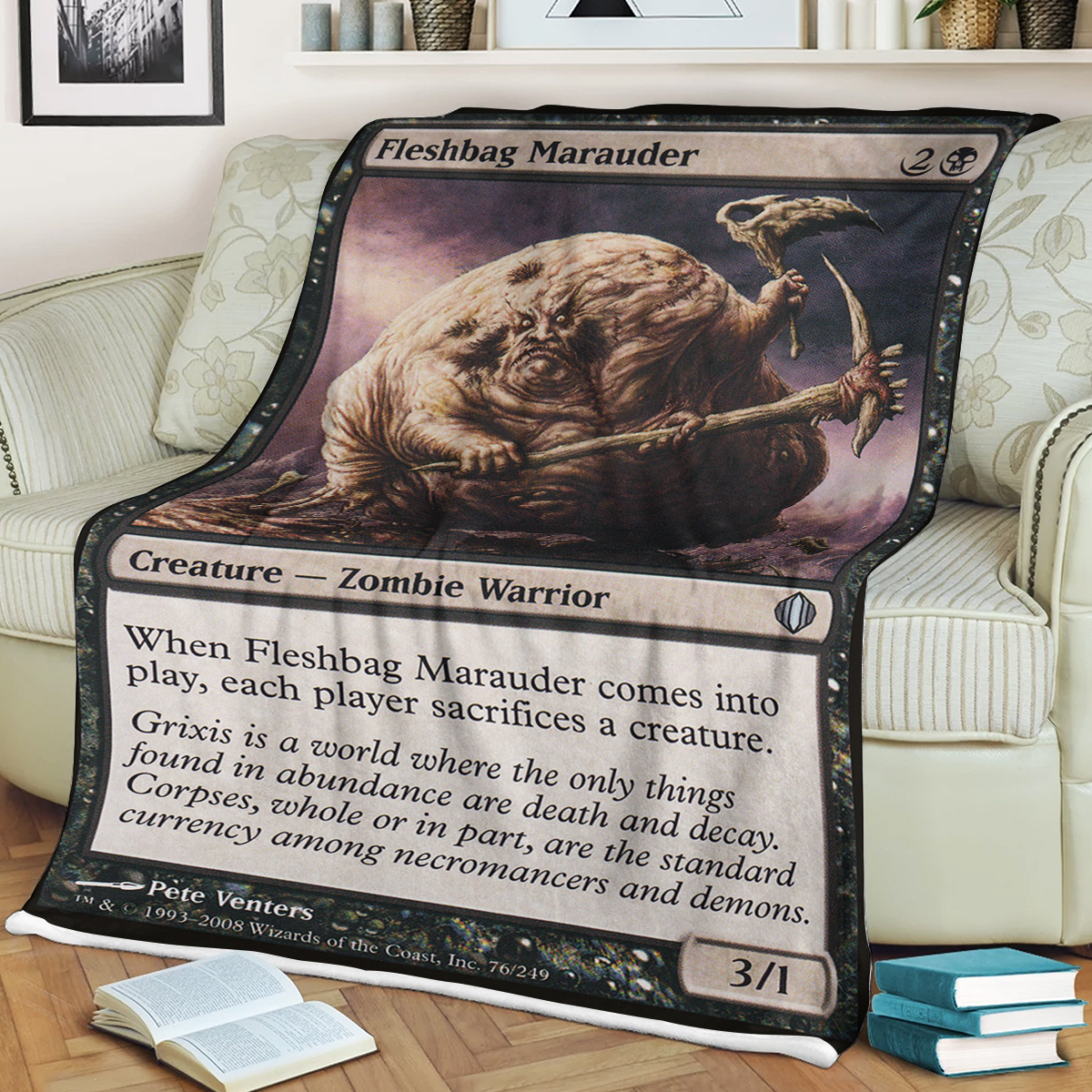 Mtg Magic The Gathering Fleshbag Marauder Blanket Mtg Magic The Gathering Fleshbag Marauder Blanket