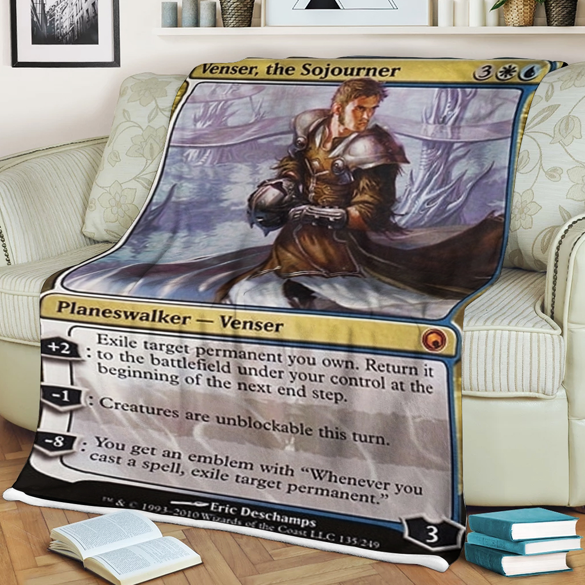Mtg Magic The Gathering Venser The Sojourner Blanket Mtg Magic The Gathering Venser The Sojourner Blanket