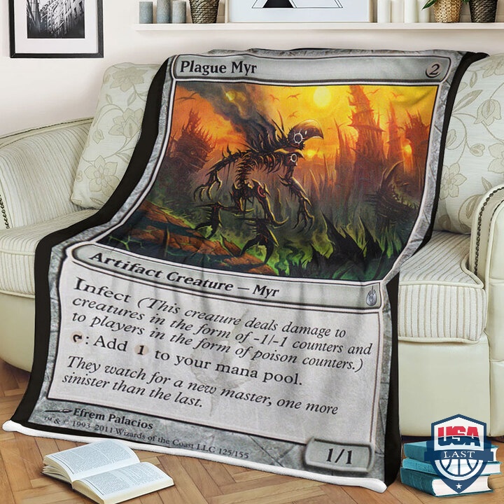 Mtg Mbs Plague Myr Blanket And Quilt Mtg Mbs Plague Myr Blanket And Quilt