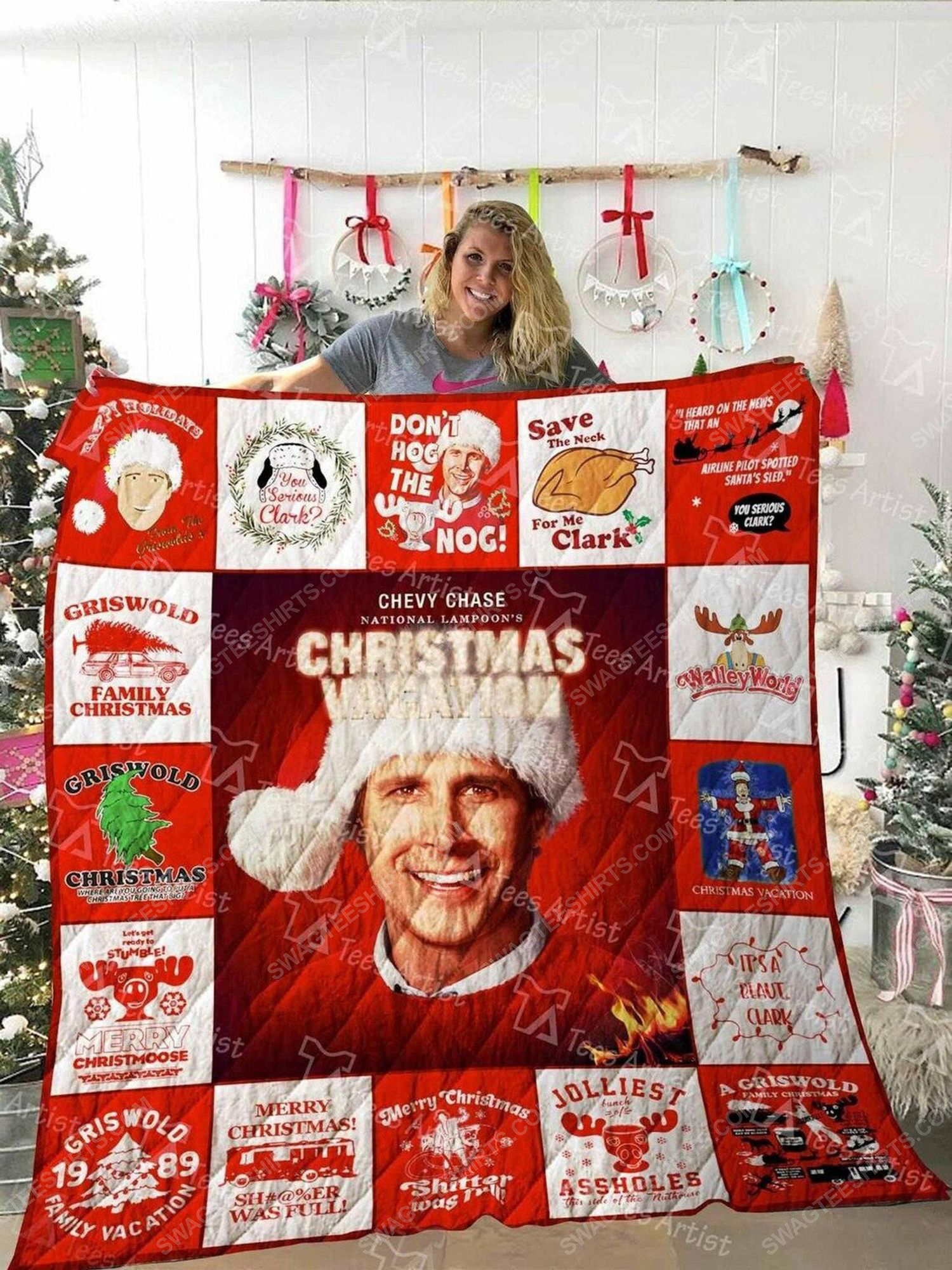 National Lampoons Christmas Vacation Griswold Christmas Blanket National Lampoons Christmas Vacation Griswold Christmas Blanket