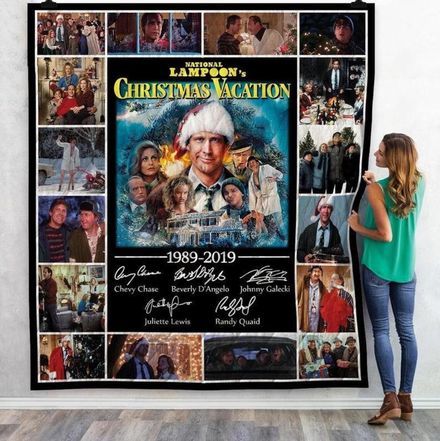 National Lampoons Christmas Vacation Quilt Blanket National Lampoons Christmas Vacation Quilt Blanket