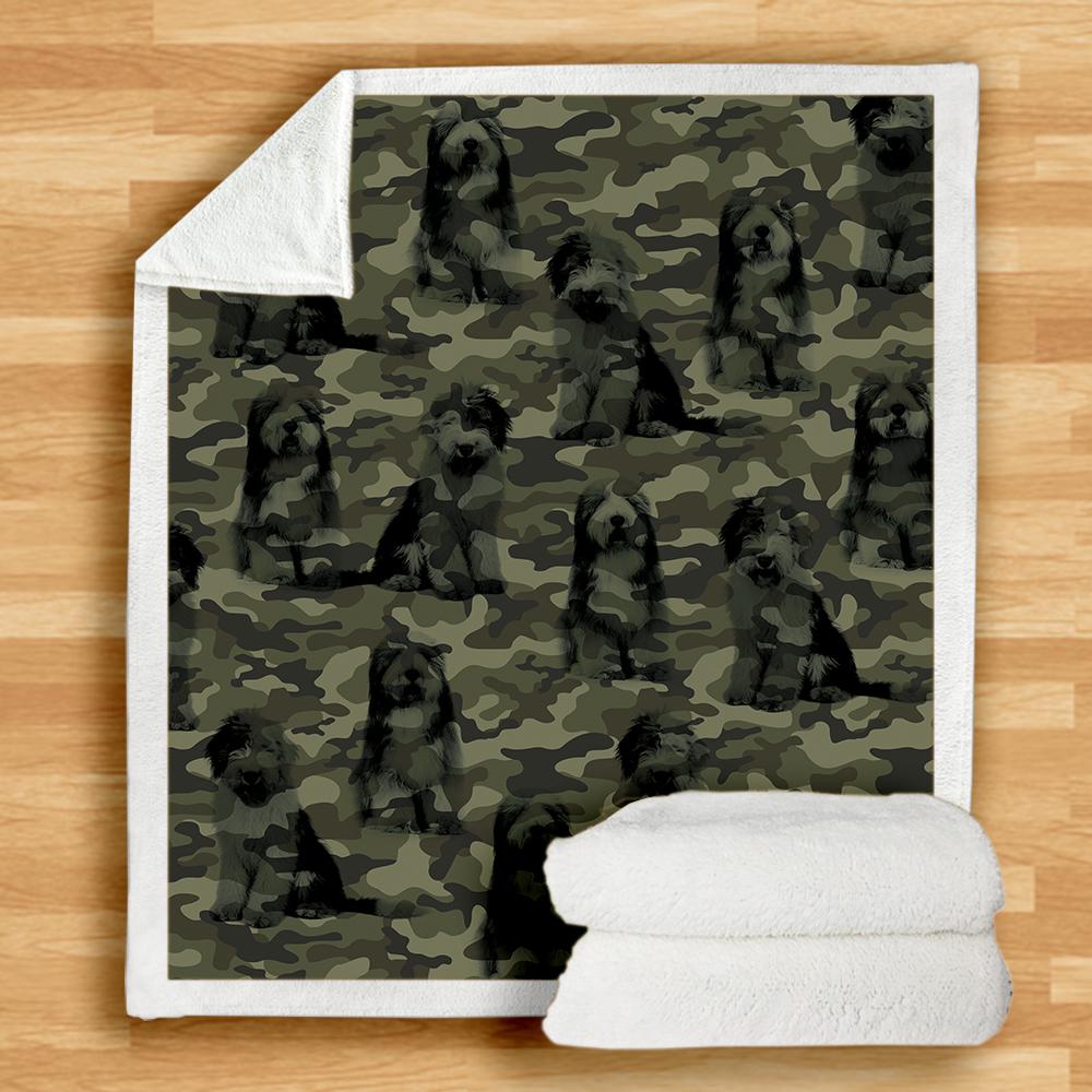 Old English Sheepdog Camo Blanket Old English Sheepdog Camo Blanket