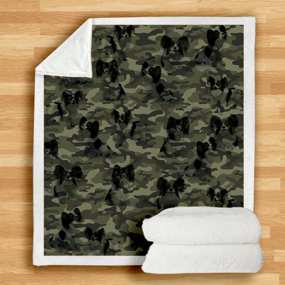 Papillon Camo Blanket Papillon Camo Blanket