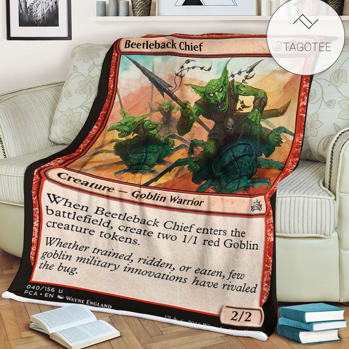Pca 40 Beetleback Chief Mtg Game Magic The Gathering Fleece Blanket Pca 40 Beetleback Chief Mtg Game Magic The Gathering Fleece Blanket