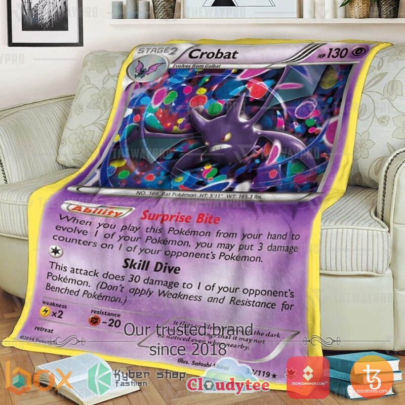 Pokemon Basic Crobat Blanket 2 Pokemon Basic Crobat Blanket 2
