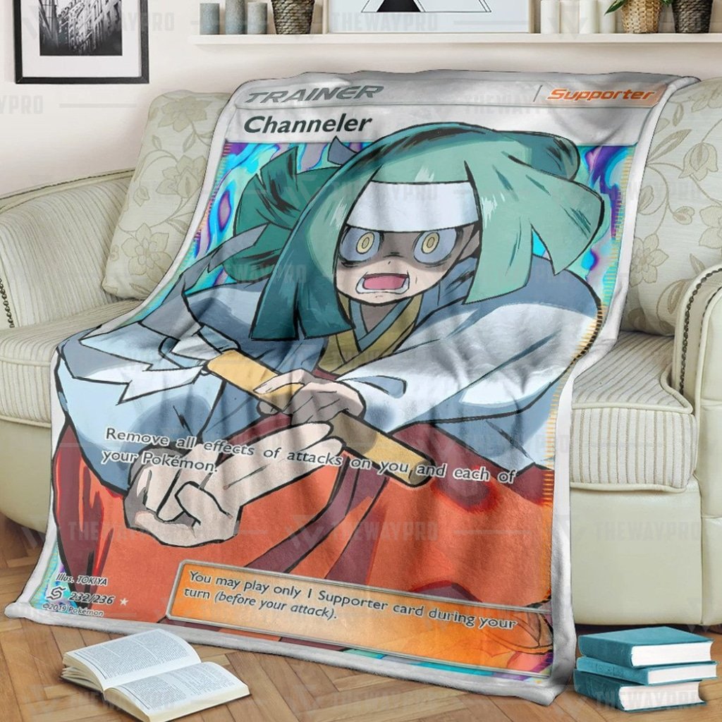Pokemon Channeler Trainer Blanket Pokemon Channeler Trainer Blanket