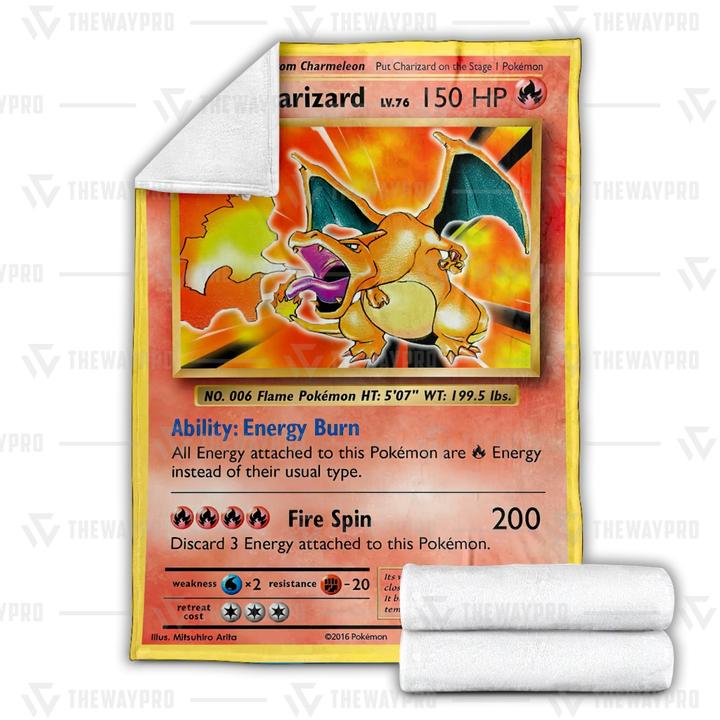 Pokemon Charizard Evolutions Blanket Pokemon Charizard Evolutions Blanket