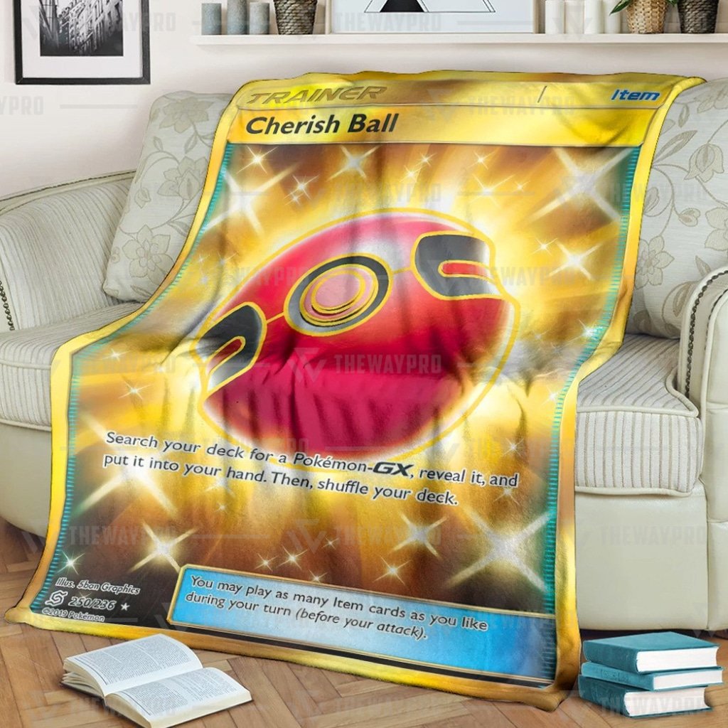 Pokemon Cherish Ball Trainer Blanket Pokemon Cherish Ball Trainer Blanket