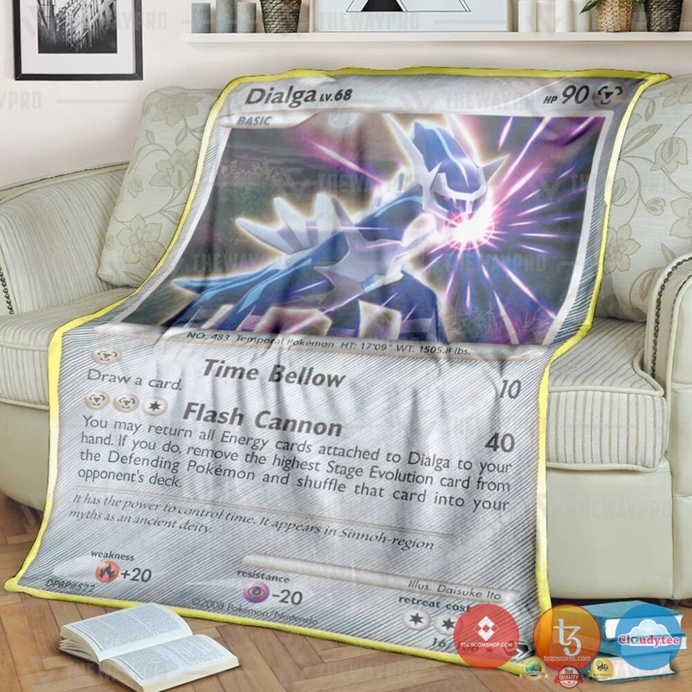 Pokemon Dialga Great Encounters Blanket Pokemon Dialga Great Encounters Blanket